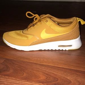 Mustard Color Nike Air Max Thea Shoes